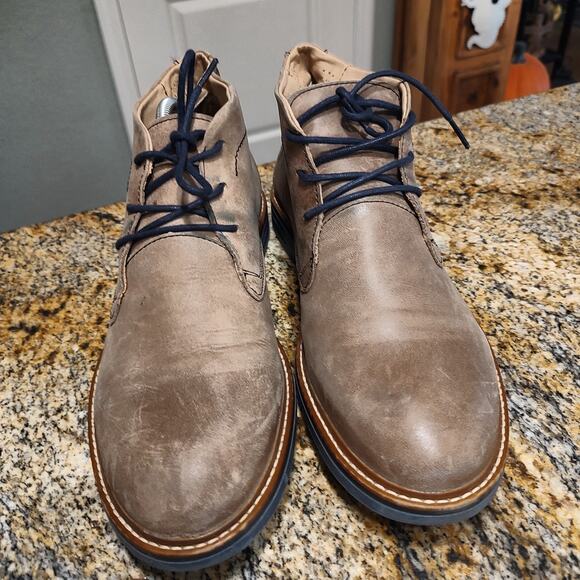 Paruno Brown Leather Chukka Boots Size 10.5 ID P219831 main image 6